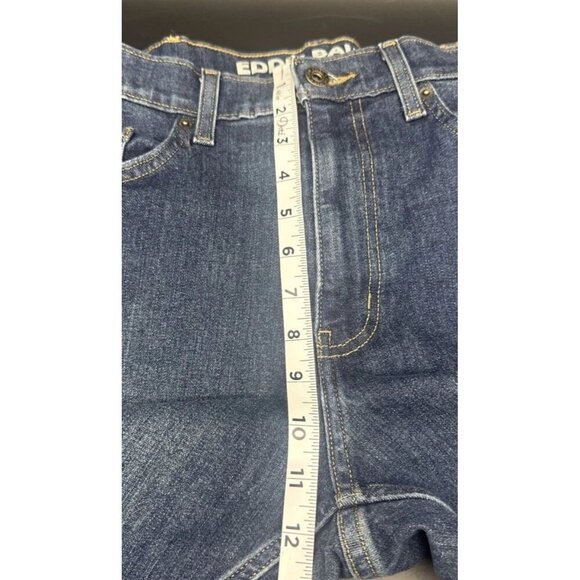 Eddie Bauer Men’s Straight Leg Dark Wash Blue Denim Jeans Sz 36 X 32 Classic - Picture 8 of 9
